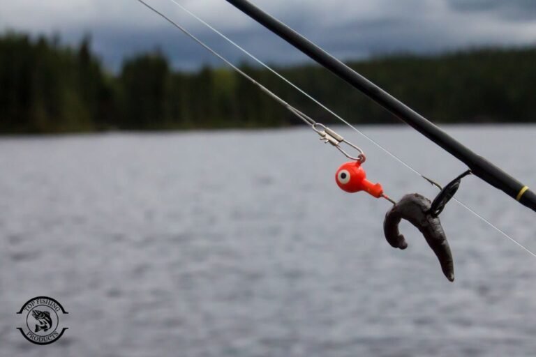 Setting up a fishing pole