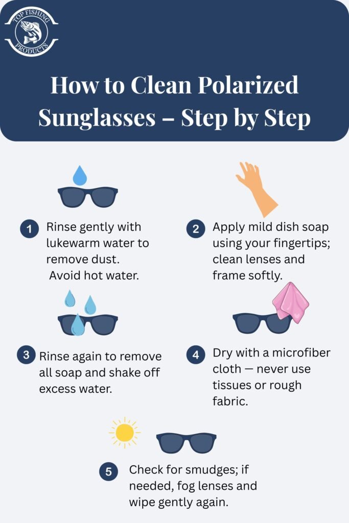 How to Clean Polarized Sunglasses Step by Step